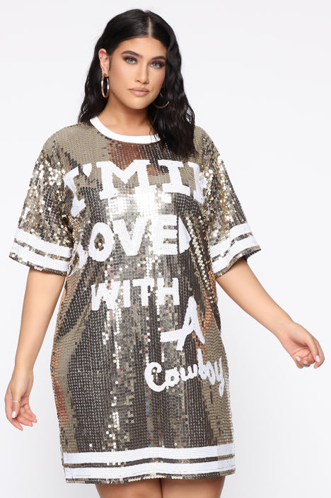 In Love With A Cowboy T Shirt Dress ...